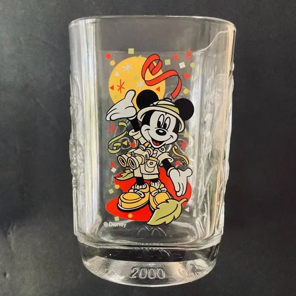 VINTAGE Disney MCDonalds 2000 Anniversary Set of 4 Glasses NWOT - Picture 2 of 11